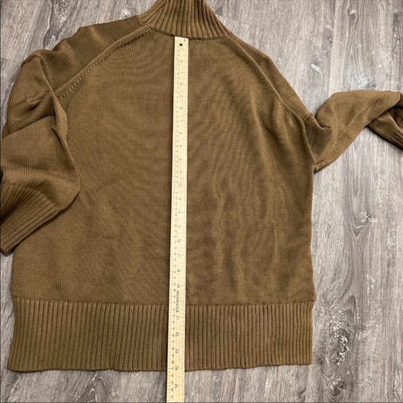 Everlane Oversize Cotton Knit Sweater Tutleneck Sz XS - Picture 9 of 9